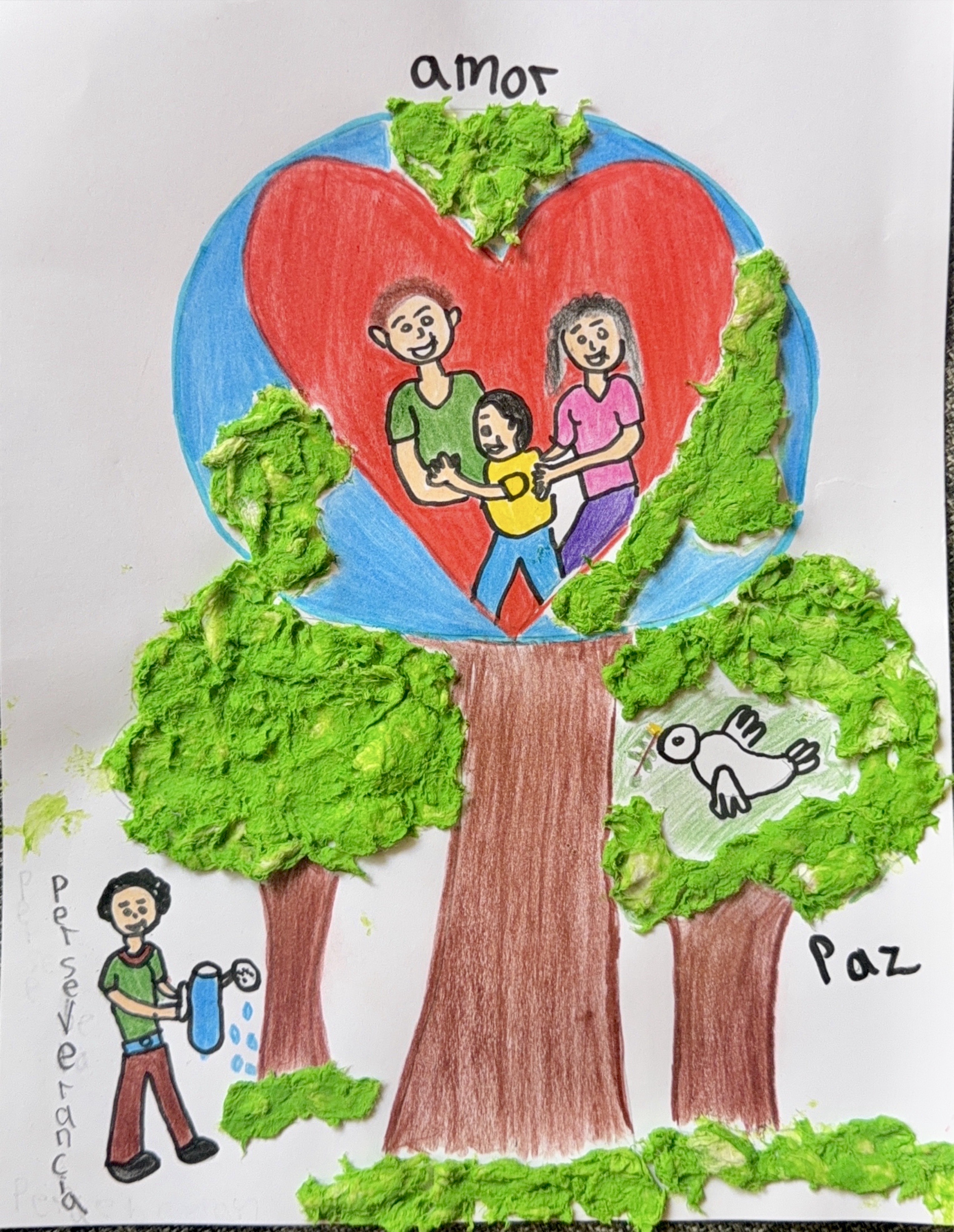 Amor, paz y perseverancia
